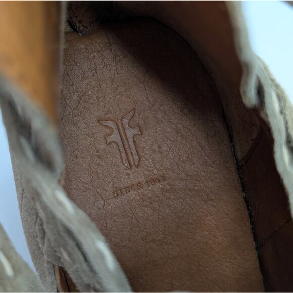 Frye Naomi Suede Ankle Booties Size 9.5 - Picture 6 of 7